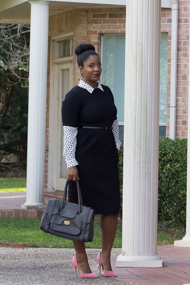 polka-dot-top-layered-black-wiggle-dress-7