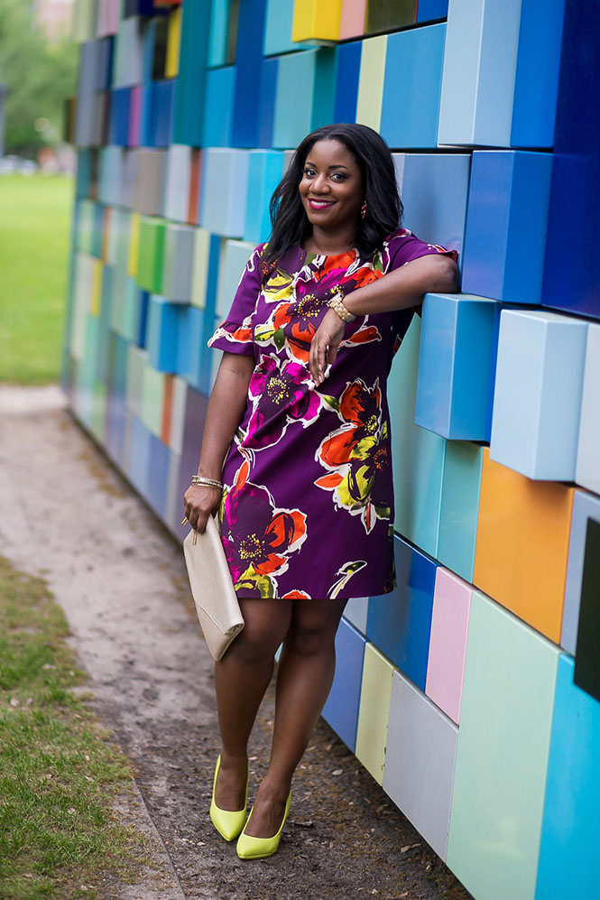 purple-floral-dress-neon-pumps-10