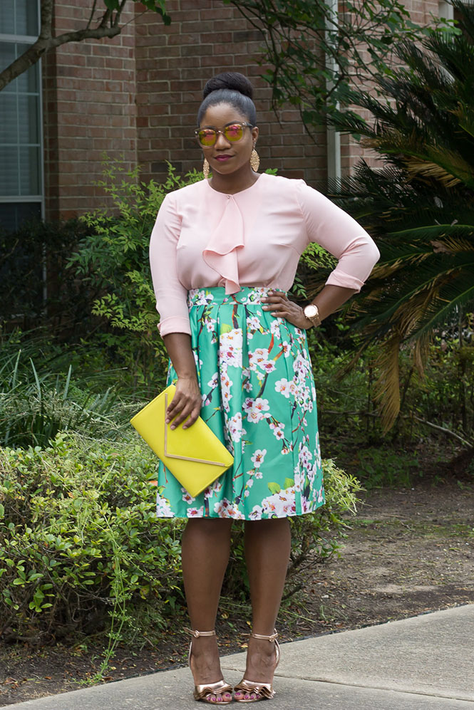 pink-ruffle-top-green-floral-skirt-11