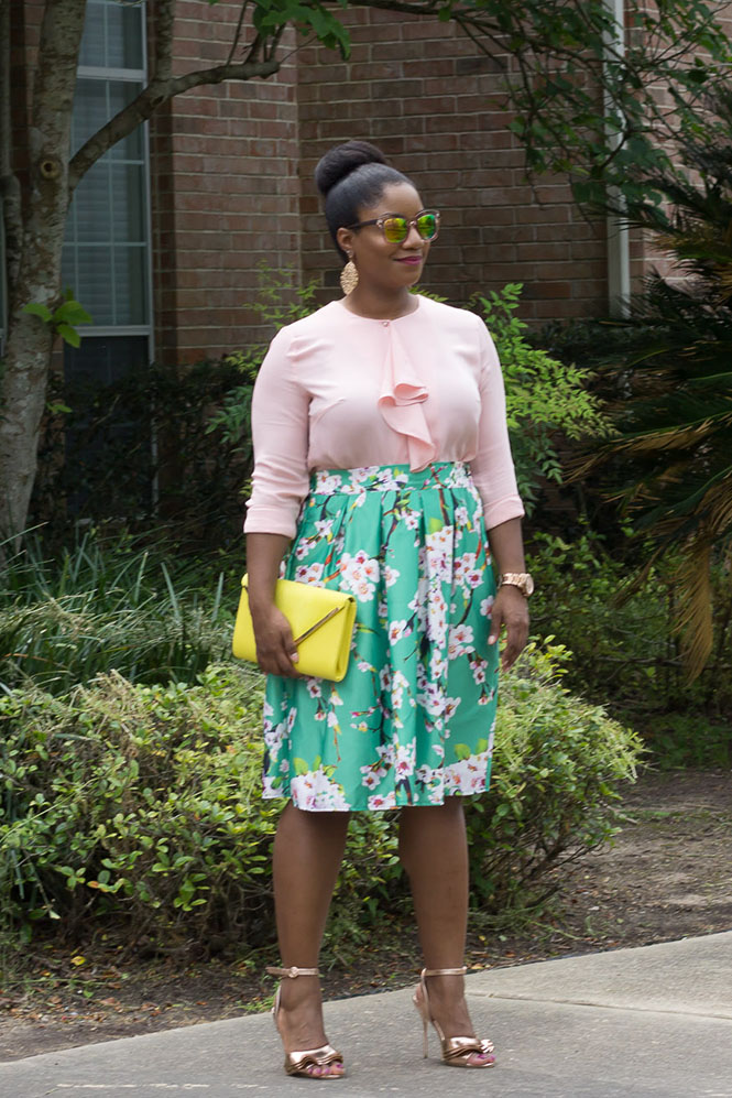 pink-ruffle-top-green-floral-skirt-7