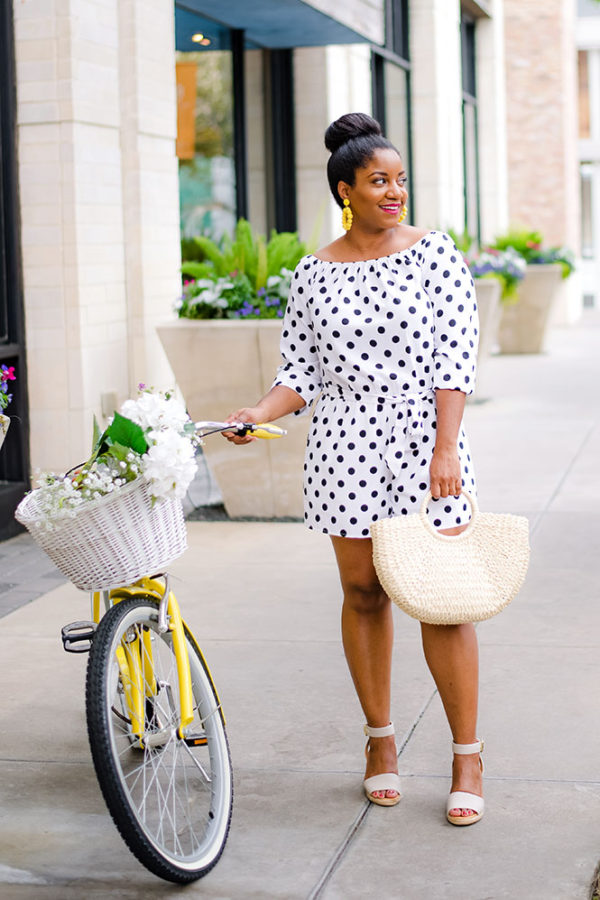 Ivy Romper in Polka Dot