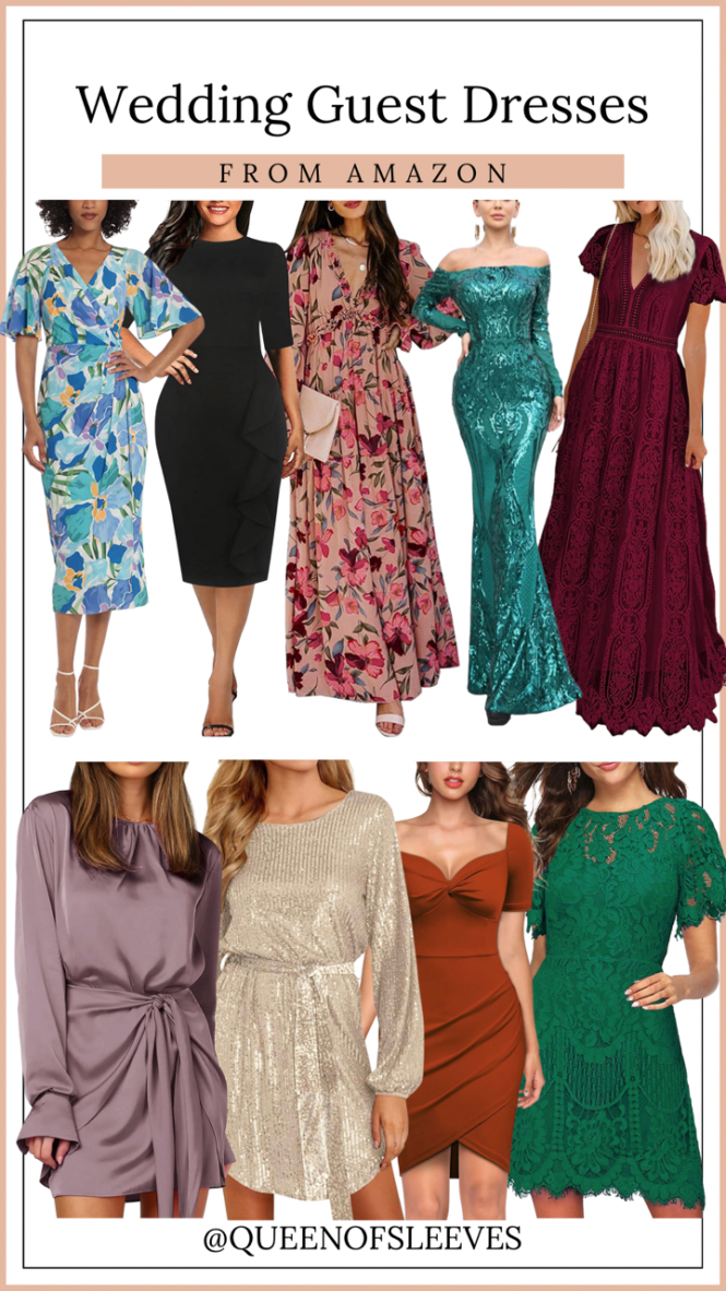 Finding the Perfect Wedding Guest Dress from Amazon - Queen of Sleeves