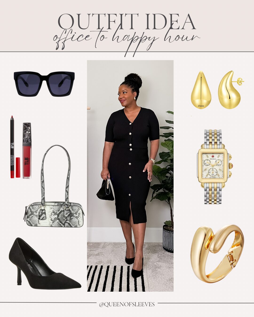 How to Style Black Pumps for the Office with Style for Style Noire (Shoe  Sizes 1014) - Queen of Sleeves