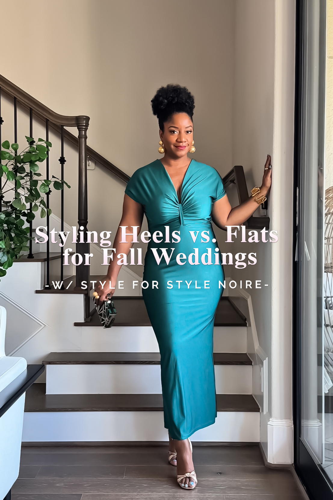 fall wedding guest outfit heels vs flats